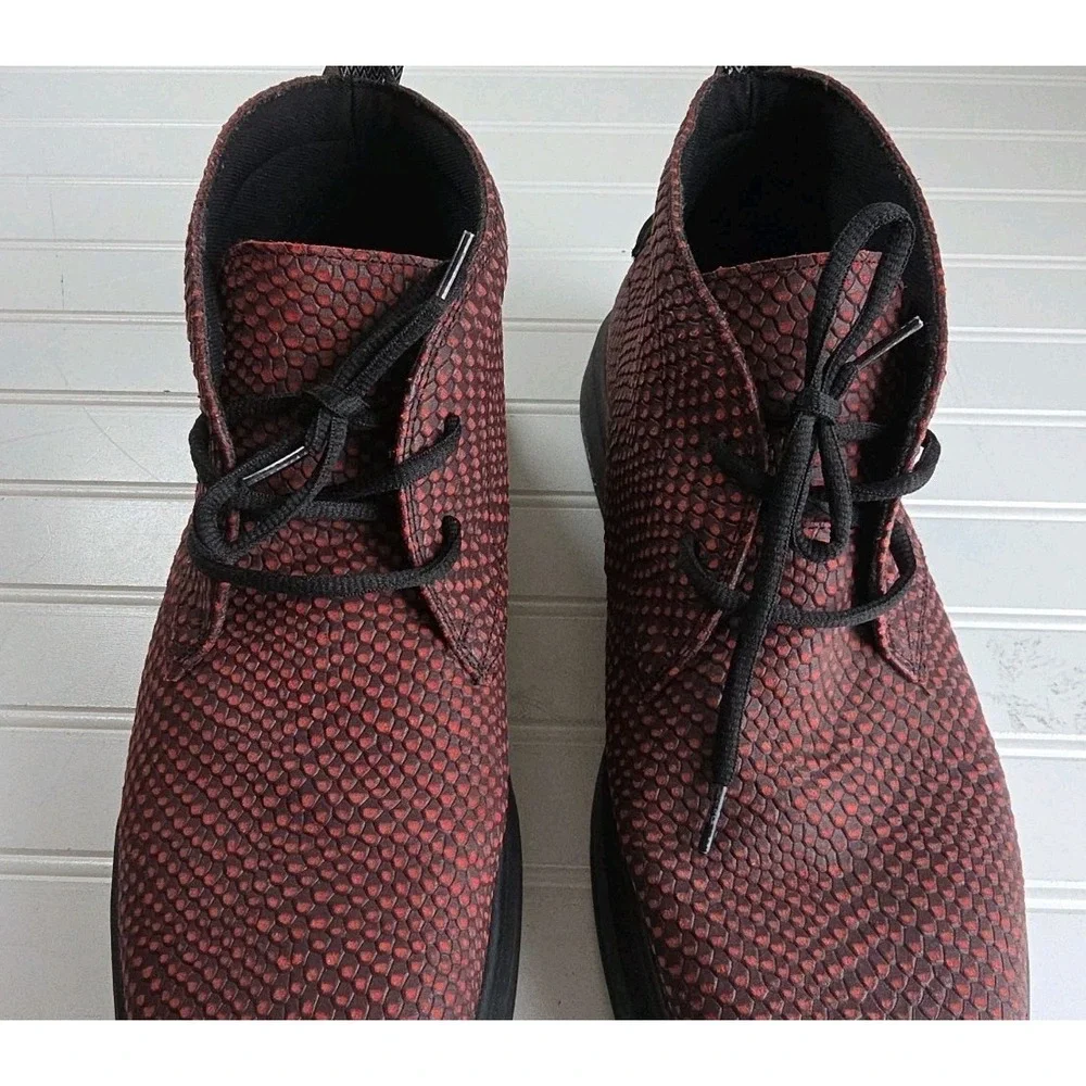 Stacy Adams Cai Chukka Boot Red Men's Size 14 Medium